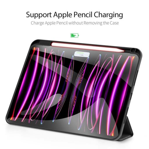 Dux Ducis Domo Apple iPad 10.9", iPad 11" tok, fekete