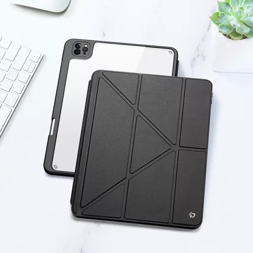  Dux Ducis Magi Apple iPad 10.9" (2022), iPad 11" (2025) tok, fekete