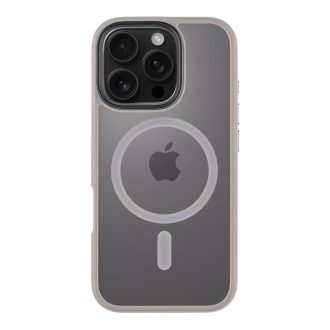   Tactical MagForce Hyperstealth Apple iPhone 16 Pro MagSafe hátlap tok, világos szürke