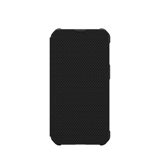 UAG Metropolis FEKETE iPhone 13 Pro Max ütésálló flip kinyithatós tok