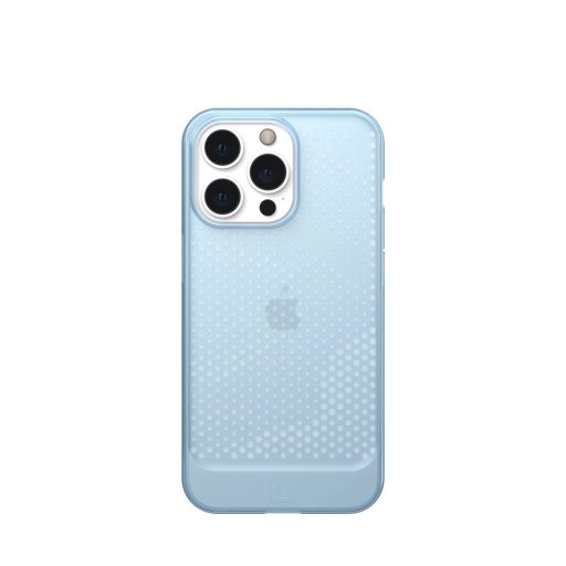 UAG Lucent átlátszó kék iPhone 13 Pro Max ütésálló tok, hátlap