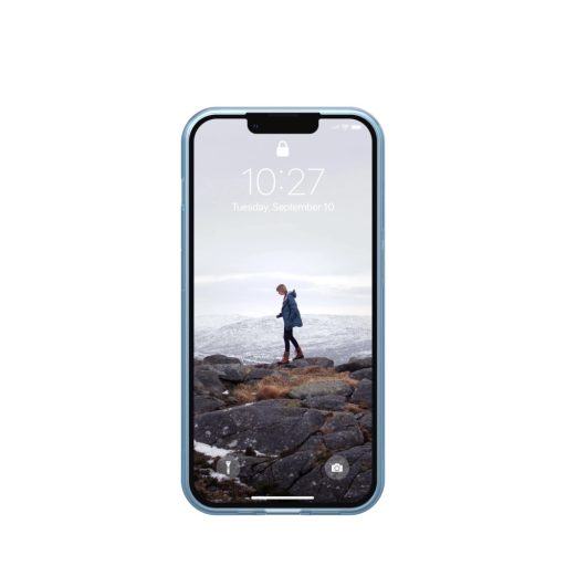 UAG Lucent átlátszó kék iPhone 13 Pro Max ütésálló tok, hátlap
