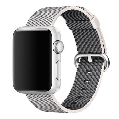 Apple Watch szőtt Műanyag szíj SZÜRKE 42 / 44 / 45 / 49 mm