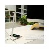 Fényhőmérséklet szabályzós asztali lámpa vezetéknélküli telefontöltővel 5W, Fehér