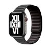 Apple Watch fekete bőrpánt 38 / 40 / 41 mm