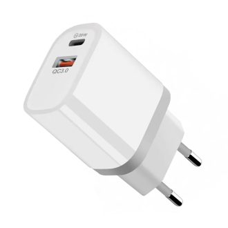   Dreamtech 20W (QC3.0) iphone töltő adapter USB-C + USB-A kimenettel