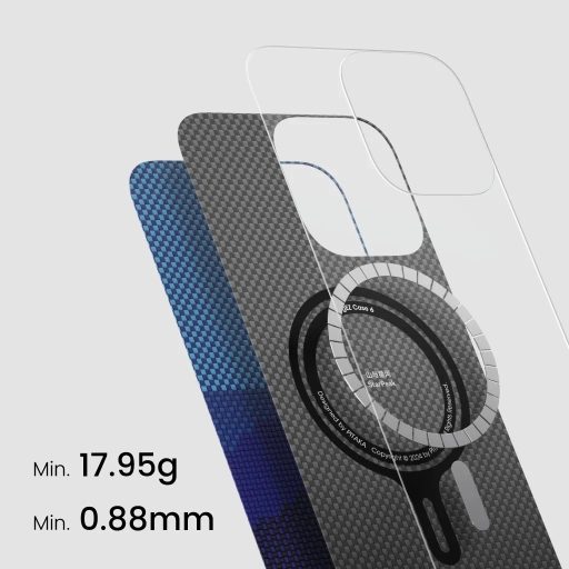 Pitaka ULTRA-SLIM Milky Way Galaxy MagEZ tok Apple iPhone 16 Pro készülékhez - MagSafe rögzítéssel