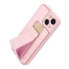 Forcell tok, hátlap kihúzható álvánnyal Rózsaszín iPhone 11