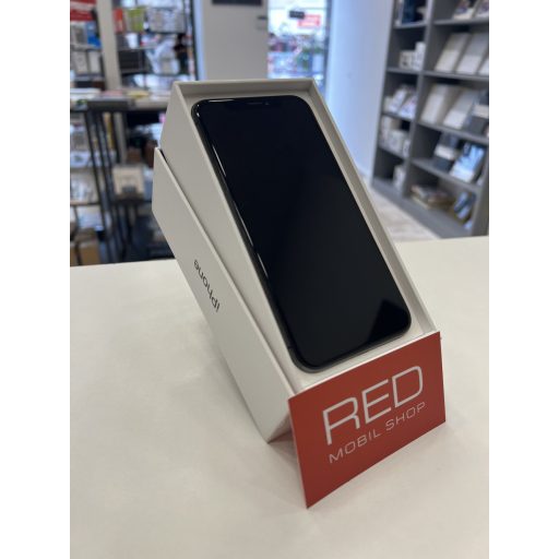 iPhone X 256 GB Fekete Kártyafüggetlen használt 6 hónap garanciával