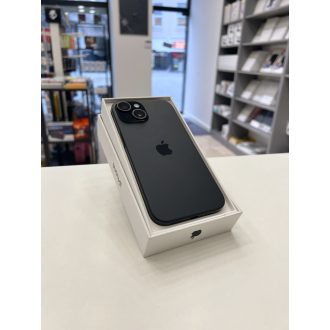 iPhone 15 128 GB Fekete, Kártyafüggetlen, 6 hó Garancia