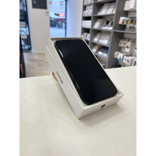 iPhone 15 128 GB Fekete, Kártyafüggetlen, 6 hó Garancia