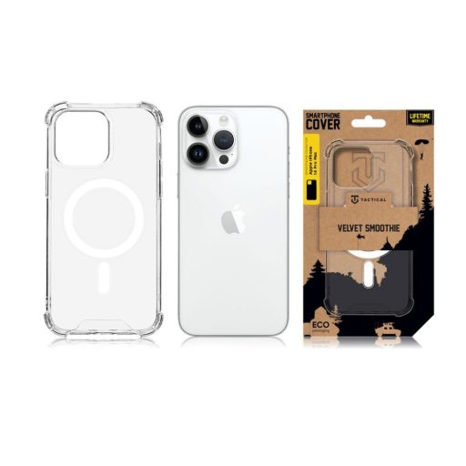 Tactical MagForce Plyo Apple iPhone 14 szilikon tok, átlátszó
