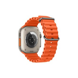   Forcell FA12 Apple Watch sportszíj 42 / 44 / 45 / 46 / 49 mm NARANCSSÁRGA
