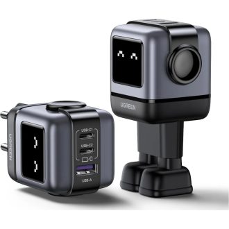   Ugreen Robot 65W töltő adapter egyszerre három eszközhöz