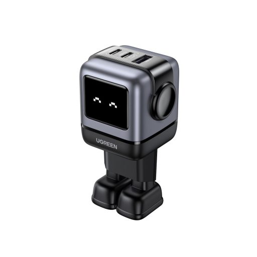 Ugreen Robot 65W töltő adapter egyszerre három eszközhöz