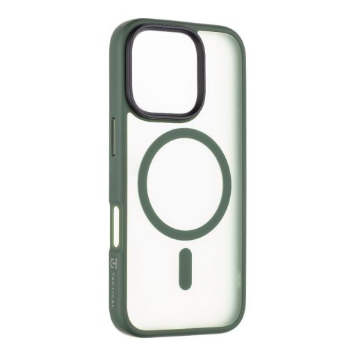 Tactical MagForce Hyperstealth Apple iPhone 16 Pro Max MagSafe kompatibilis tok, zöld/átlátszó