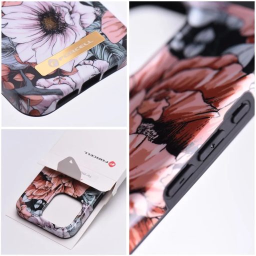 Forcell F-Protect Mirage MagSafe-es tok, hátlap iPhone 15 Bloom bush