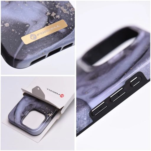 Forcell F-Protect Mirage MagSafe-es tok, hátlap iPhone 15 Marble Mist