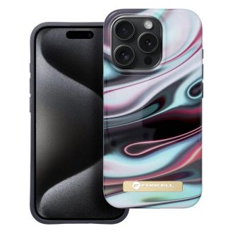   Forcell F-Protect Mirage MagSafe-es tok, hátlap iPhone 15 Glow