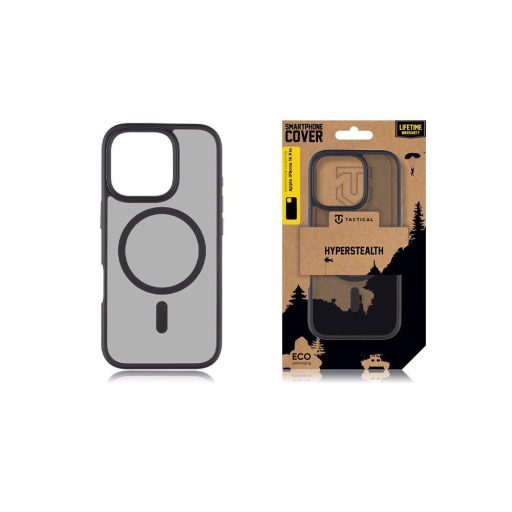 Tactical MagForce Hyperstealth Apple iPhone 17 Pro / iPhone 18 Pro MagSafe kompatibilis tok, fekete/átlátszó