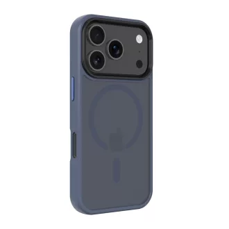   Tactical MagForce Hyperstealth Apple iPhone 17 Pro MagSafe kompatibilis tok, kék/átlátszó