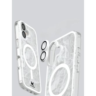   M.Craftsman Apple iPhone 17 tok, hátlap kameravédővel Fehér