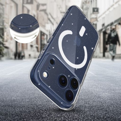 Tech-Protect Flexair csillogós Apple iPhone 17 Pro / iPhone 18 Pro tok, hátlap