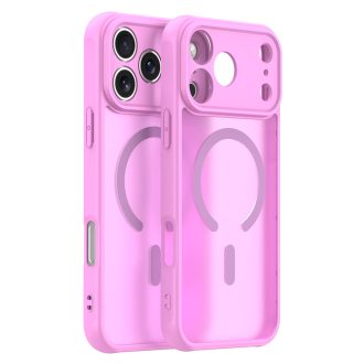   Techsuit MagSafe hátlap tok Apple iPhone 17 Pro / iPhone 18 Pro pink