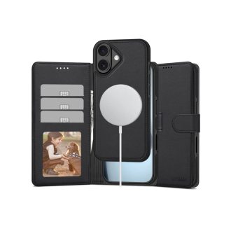   Tech-Protect Wallet MagSafe Apple iPhone 17 tok, hátlap Fekete