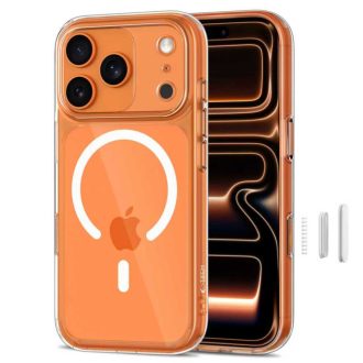   Tech-Protect Magpeak MagSafe Apple iPhone 17 Pro / iPhone 18 Pro tok, hátlap átlátszó