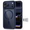 Tech-Protect Magpeak MagSafe Apple iPhone 17 Pro / iPhone 18 Pro tok, hátlap kék