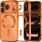 Tech-Protect Magflex Magsafe Apple iPhone 17 Pro tok, hátlap shiny cosmic orange