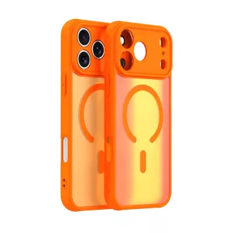 Techsuit MagSafe hátlap tok Apple iPhone 17 Pro Max orange