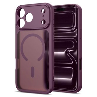   Tech-Protect BasicMag Magsafe Apple iPhone 17 Pro / iPhone 18 Pro tok, hátlap Dark Cherry