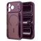 Tech-Protect BasicMag Magsafe Apple iPhone 17 Pro / iPhone 18 Pro tok, hátlap Dark Cherry