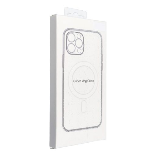 Átlátszó Csillogós Apple iPhone 14 / 13 tok, hátlap  kameravédő peremmel