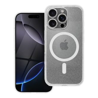  Átlátszó Csillogós Apple iPhone 15 tok, hátlap  kameravédő peremmel