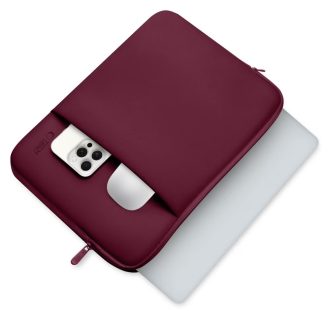 Tech-Protect Neopren Laptop táska bordó 13"-14"