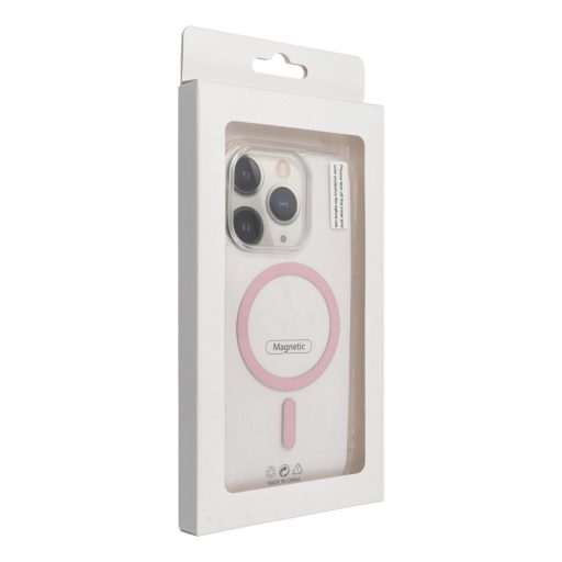 Drop Glue Apple iPhone 15 MagSafe szilikon tok, pink