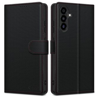   Tech-Protect Wallet Samsung Galaxy A56 tok, hátlap Fekete/Piros