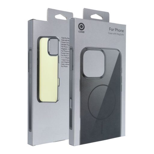 Glossy Mag Apple iPhone 16 Pro MagSafe tok, FEKETE