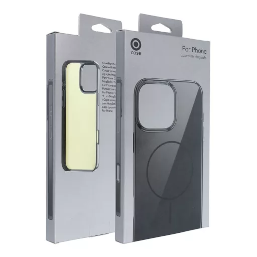 Glossy Mag Apple iPhone 16 Pro MagSafe tok, FEKETE