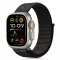 Tech-Protect tépőzáras szövet Apple Watch szíj 42 / 44 / 45 / 46 / 49 mm Fekete
