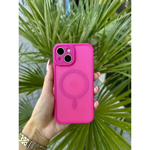 Matte Mag Apple iPhone 16 Pro MagSafe tok, pink