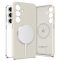 Tech-Protect SIlicone MagSafe Samsung Galaxy S26 tok, hátlap Cosmic Latte