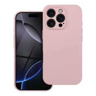 Szilikon 2mm Apple iPhone 16e tok, homokrózsaszín
