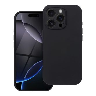 Szilikon 2mm Apple iPhone 16e tok, fekete