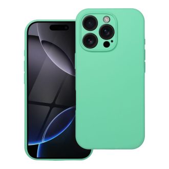 Szilikon 2mm Apple iPhone 16e tok, mentazöld