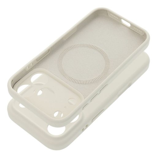 Forcell Rubber premium MagSafe hátlap tok Apple iPhone 16 Fehér