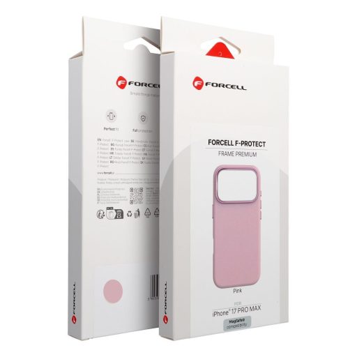 Forcell F-Protect MagSafe hátlap tok Apple iPhone 17 Pro / iPhone 18 Pro Pink